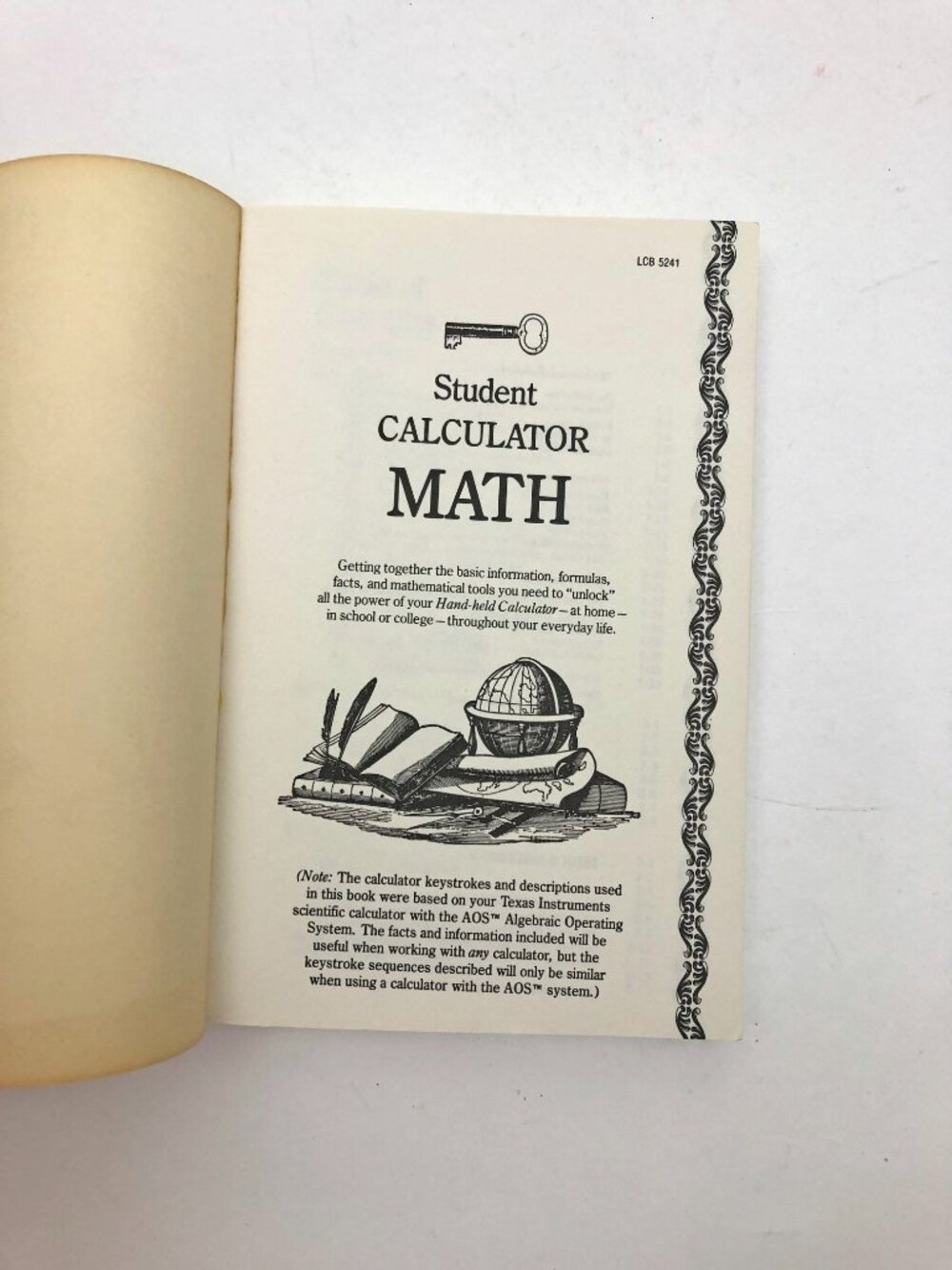 Student Calculator Math Book TI-35 Scientific Calculator Texas Instruments 1980 - Picture 5 of 9